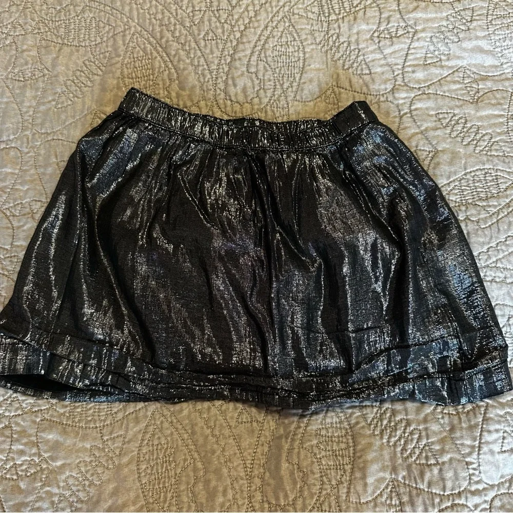 🌟3/$20🌟 Baby Gap toddler girl’s skirt metallic navy